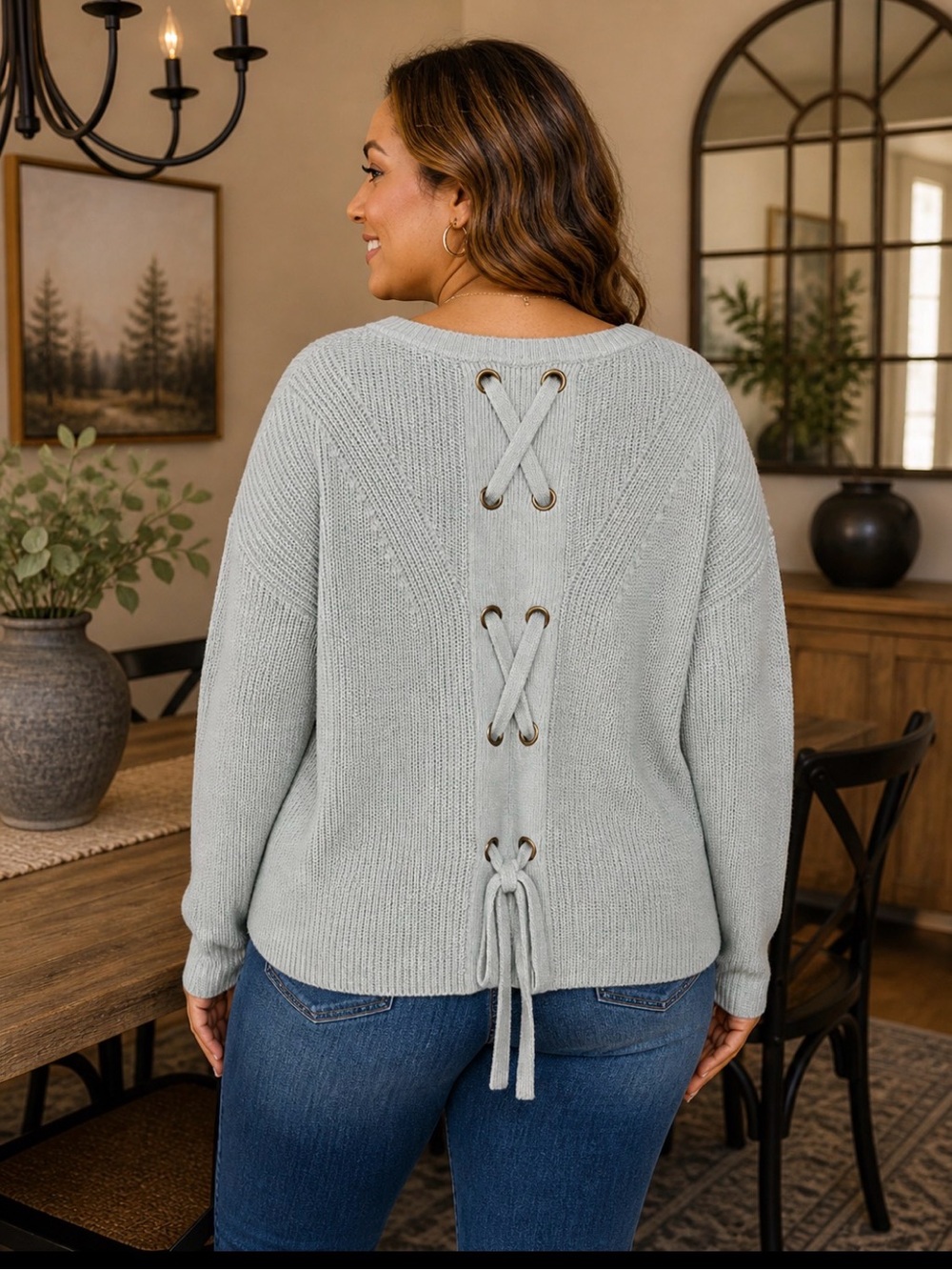 Lucky Brand mint green sweater